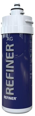 Wasserfilter Refiner 350 AG 0,5 µm (Micron) – Aktivkohle aus Kokosnuss & Silber Technologie antibakteriell, Trinkwasser Feinfilter Mikrofilter mit Rapid Anschluss, Hausanschluss Untertisch Endfilter