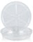 Idyllize Lot de 10 soucoupes en plastique transparent pour pots de fleurs de 10,2 cm