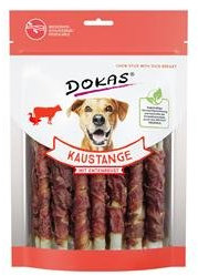 Dokas Dog Kaustange mit Entenbrust für Hunde - 9 x 200g