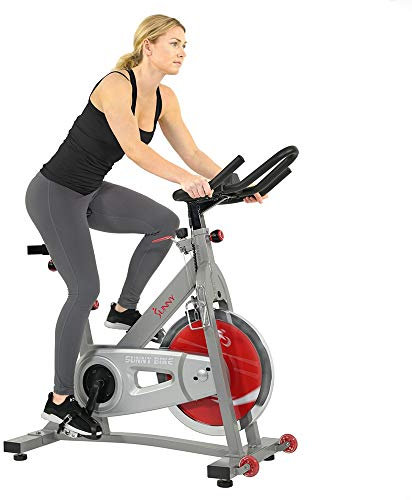 Sunny Health & Fitness Pro II Hallenrad mit Gerätehalterung und erweitertem Display - SF-B1995