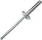 AERZETIX - C48158 - Satz von 100 Blindnieten blindniet Ø4x20mm mit großkopf 12mm - DIN 7337 C - popnieten - nieten mit bruchfest stange - aus aluminium stahl