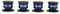 KIKYO Pieds D'isolation, Pointes de Coussin D'isolation Audio pour Platine Vinyle pour Amplificateur de CD/DVD, Pointes de Pied Audio, Pieds D'isolation Audio(Le Noir)