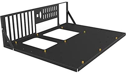 QILIXIANG Caja de juegos para PC Marco de minería Marco de chasis abierto Soporte de GPU Soporte de placa base engrosada Previene la tarjeta gráfica - Marco de fijación Minería Rig Case Frame