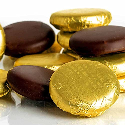 Whitakers Chocolates Dark Chocolate Creams - Gold Foiled Fondant Cremes (Salted Caramel, 1200g)