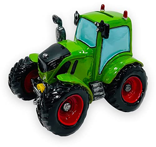 BUSDUGA 4001 Traktor grün Sparkasse Spardose 17x13x13cm Bauernhof Sparschwein