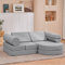 jela Kindercouch Sofas, Baumwolle, grau, 14Pcs Play Couch