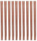 DXIA 10 Pares Palillos, Palillos de Madera Reutilizable Natural Lavable, Natural del Estilo Antideslizante del Palillos, para lavavajillas Madera Palillos Chinos Vajilla Set, Hecho a Mano