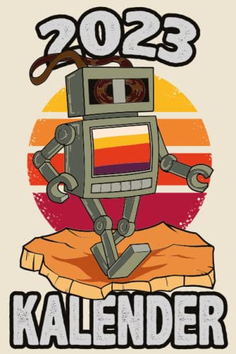 Kalender 2023: XXL Kalender DIN A5 2023 1 Tag = 1 Seite mit großem Tagesplaner und großartiger Übersicht. Monatsübersicht, Erinnerung und Notizen in diesem Kalenderbuch | Retro VHS Kalender 2023