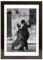 Stallmann Design Bilderrahmen mit Passepartout 60x90 cm (Bild 42x59,4) | Farbe: Schwarz glanz | 30 mm starke Rahmenleiste