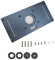 UZSPAC Plaque Defonceuse sous Table de Toupie en Aluminium 235mm*120mm*7.5mm pour Banc de Travail du Bois Plaque de Toupie Outils de Fraisage Machine À Découper avec 4 Anneaux