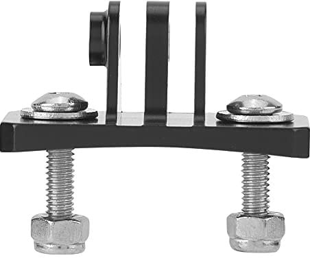 Helmet Mount Adapter - Fixed Mount Holder for Skydiving, Paintball & Other Action Cameras (Black)