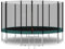 Baunsal® Trampolin Outdoor Ø 457 cm (EXD) grün Komplettset Sprungmatte mit Netz und Leiter Gartentrampolin Outdoor Spielzeug Kinder Trampolin Kinder Outdoor Spielzeug Garten
