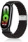 Niboow Intrecciato Cinturino per Xiaomi Smart Band 10/9 / 8, Uomini Donne Sportiva Elastica Nylon Watch Band Cinturino per Xiaomi Mi Band 10/9 / 8 - Stella Nera
