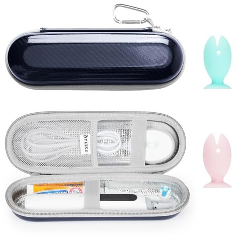 Reiseetui Zahnbürste Elektrische für Oral-B Pro für Philips Sonicare und elektrische zahnbürste jtf mit Saugnapf Zahnbürste Schutzkappe Langlebig hygienisch für Erwachsene Kinder, Reisen zu Hause