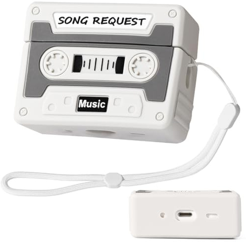 Hülle für AirPods Pro 2nd/1st Generation (2023/2022/2019) mit Einstellbarer Anti-Lost Schlüsselband, XMBYGY Silikon Nette Cartoon Fall Schutz Stoßfeste Abdeckungen mit Kits für Frauen Männer