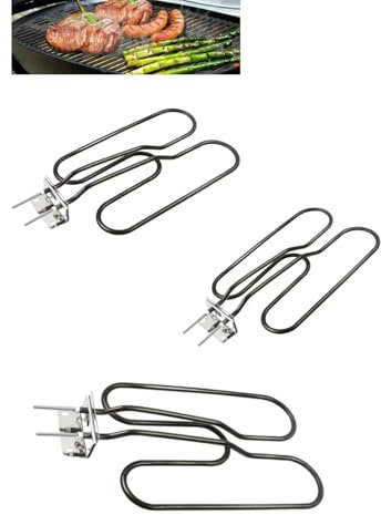 WOZLO Grille Barbecue,Barbecue,Weber Accessoires Barbecue,Élément Chauffant de Remplacement pour Barbecue, Compatible 66631 (réglementation européenne), adapté aux Grils électriques Q140, Q1400