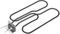 WOZLO Grille Barbecue，Barbecue，Weber Accessoires Barbecue，Élément Chauffant de Remplacement pour Barbecue, Compatible 66631 (réglementation européenne), adapté aux Grils électriques Q140, Q1400