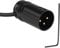QIANRENON Compact XLR Microphone Solder Adapter Gold Plated 3Pin XLR Male Solder Connector Adjustable 90° Right Angle XLR Audio Plug, for DIY thin XLR Cable Corner Connection, Include Spanner