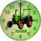 Print Equipment (10.21) DEUTZ luftgekühlt Oldtimer Bulldog Traktor Schlepper analoge Wanduhr Glasuhr - auch mit Name