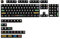 Farbige Tastenkappen, 128 Tastenkappen, Kirschprofil, für 60/87/104/108/G80-3000/3484/3494 Computertastaturen