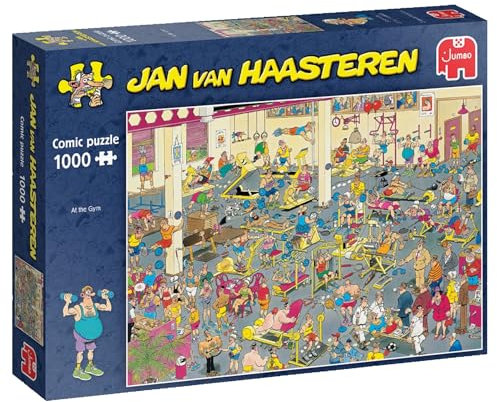 Jumbo Spiele 1119801836 Jan Van Haasteren at The Gym 1000 Teile Puzzle