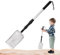 Colador de extensible para playa de 56,7 a 106 cm, colador de dientes de , acero inoxidable y aleación de aluminio, pala de para hallazgos de playa, herramienta de mango largo para