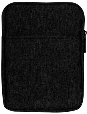 GJNMYSD Universal Sleeve Bag for 6,6.8,7 Kindle Paperwhite/Colorsoft 2024-2012 Compatible with 6-6.8 All-New Kindle/Kobo/Tolino/Sony,6 EReader,Black