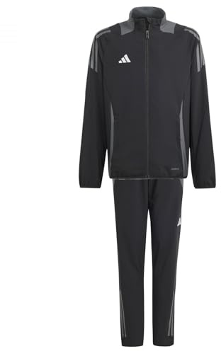 adidas Kinder Präsentationsanzug Tiro 24 Competition Black/Team Dark Grey 140
