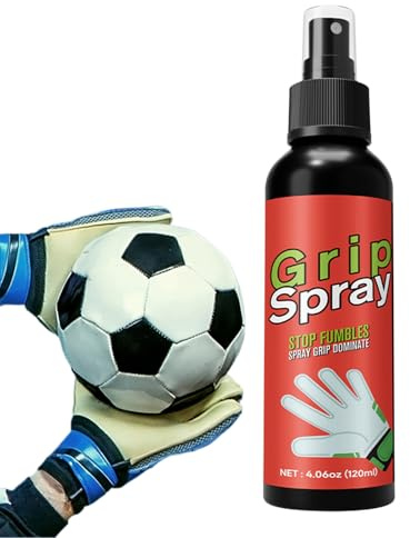 Colle à gants - Renforceur de poignée antidérapant - 120 ml - Spray adhésif résistant à l'humidité - Pour l'entraînement des jeunes par temps humide et en intérieur