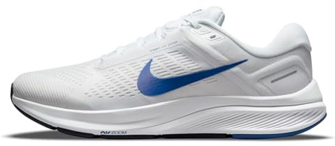 NIKE Air Zoom Structure 24 Men's Trainers DA8535 (White/Hyper Royal 100) UK 11 (EU 46)