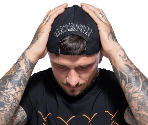 OKTAGON Cap Unisex – Offizieller Merch, Baseballkappe für Alltag, Sport & Freizeit, Verstellbar, 100% Baumwolle, Cap Herren und Damen