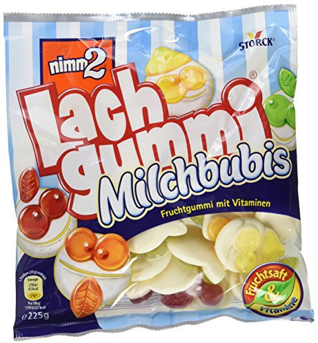 nimm2 Lachgummi Milchbubis (15 x 225g) / Fruchtgummis mit Vitaminen