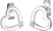 Elli DIAMONDS Earrings Women Earstuds Heart Love with Diamond (0.03 ct) in 925 Sterling Silver