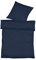 fleuresse Halbleinen Bettwäsche Provence Navy, 1 Bettbezug 135 x 200 cm + 1 Kissenbezug 80 x 80 cm