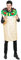 Spooktacular Creations Männer Burrito Kostüm Erwachsene Deluxe Set für Halloween Dress Up Party, M