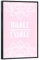 artboxONE Poster mit schwarzem Rahmen 45x30 cm Yoga & Namaste Sport/Motivation Inhale and Exhale - Bild Inhale
