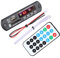 Bluetooth MP3 WMA Decoder Board SDM01BT + U-DX 4 Farben Bildschirm Bluetooth 5.0 FM APE FLAC Decoder Board Modul Unterstützung AUX, FM, USB, SD 12 V Wirelss Audio Modul mit Fernbedienung