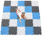 meiqicool Puzzlematte | Sanfte Baby-Bodenmatte | Kinderspielteppich Spielmatte Spielteppich Schaumstoffmatte Kinderteppich 142 x 142 cm Schutzmatte 25 Stück AGL