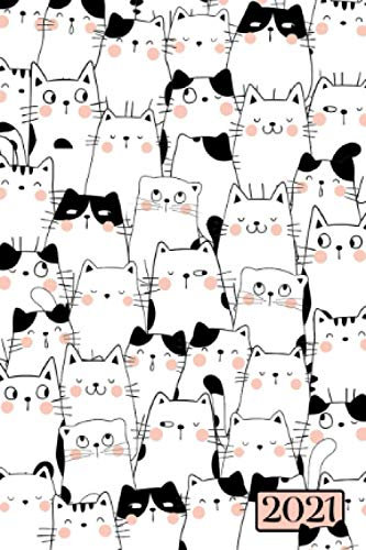 2021: Calendar 2021 - weekly planner - 10.16x15.24 cm | 4x6 in - 114 Pages