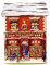 Blechdose in Form eines Stadthauses Winter Tea & Coffee Keksdose Deko Box Dose, ca. 14 x 7.5 x 21 cm Volumen: 1,6 L