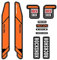 Adesivi compatibili con forcella bici Rock Shox Recon mod-2-29''