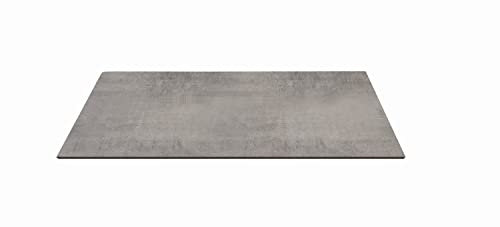 KONTE.DESIGN Piano per Tavolo SPARGI Quadrato Effetto Cemento 80x80 cm