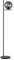lightling Stehleuchte Paula, anthrazit matt metall, Rauchglas, exkl. 1 x E14 max. 28 Watt, Durchmesser: 25 cm, Höhe: 150 cm