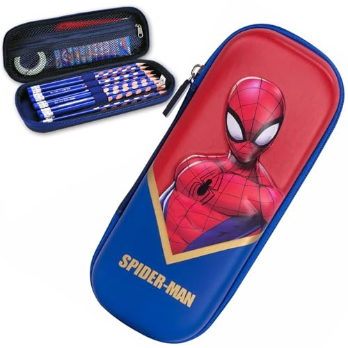 YAXMME Spider Federmäppchen, Spider Federtasche, Große Kapazität Mäppchen, Spider Mäppchen, Anime Federmäppchen, Für Kinder Junge Mädchen Schule Zuhause Büro Lieferungen Speicher-Beutel