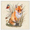 20 Servietten Fuchs in Gr?ser | Tiere | Tiermotiv | Herbst | Herbstservietten | G?ste | Tischdeko | Dekoration | Fest | Feier | basteln | Decoupage | Serviettentechnik 33x33cm