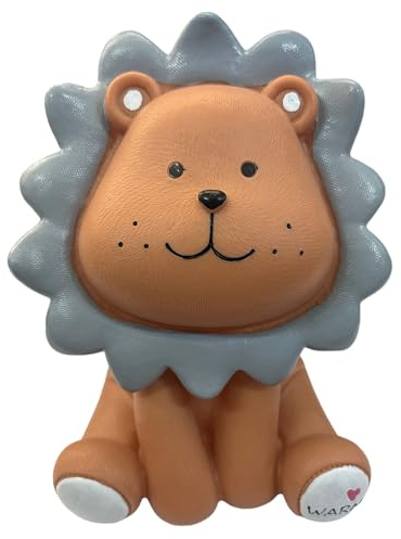 ISAKEN Spardose Löwen Kinder Harz Münze Sparschwein Kinder Spardose Piggy Bank Sparbüchse Modern Sparbüchse Zimmer Dekoration Spardose Geschenk für Jungen und Mädchen