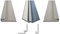 ORIGINAL PlateART Aluminium Profil Set Ecke für 3mm Duschrückwand oder Küchenrückwand (Weiß matt, RAL 9003) 1 x Inneneck-Profil, 2 x Abschluss-Profile), 250 cm Länge)