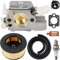 ZAMDOE Carburatore Compatibile per Stihl MS251 MS231 MS 251 ms231 Motosega con Filtro Aria Candela Filtro Carburante Filtro Olio Kit Manutenzione C1Q-S233 1143-120-0617 Carb