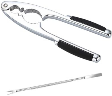 BESTonZON 2st -meeresfrüchte-Sandwich Tragbare Krabbe Utensilien Für Meeresfrüchte Krabbenzange Walnuss-zangen-Clip-Werkzeug Walnusszange Hummerzange Effizient Großhändler Zinklegierung