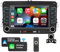 Radio Pantalla de 7 para Coche con Bluetooth - Android Auto y Apple Carplay Inalambrico - Cámara Marcha Atrás - GPS Integrado - Autoradio 2 DIN - Mando a Distancia